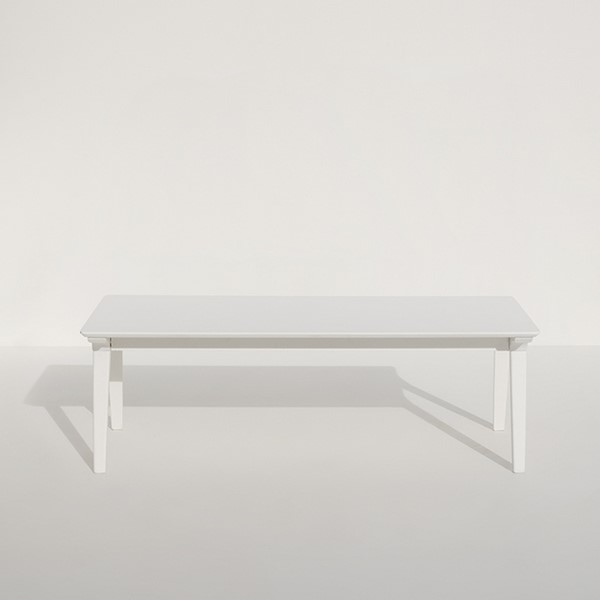 79 | Oliver White Rectangular Lounge Table
