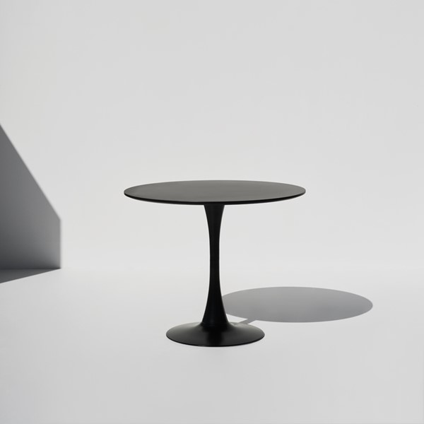 Cornett Round Black Dining Table