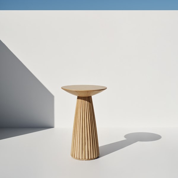 Hiro Natural Wooden Bar Table