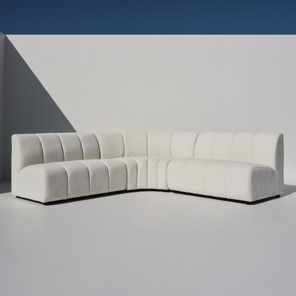 Sharpei White Boucle Sofa