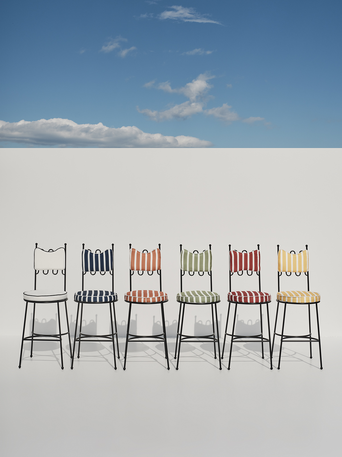 Amalfi Black Fer Forge Barchair