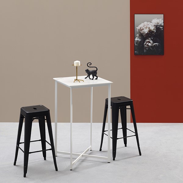 17 | Switch White Marble Bar Table