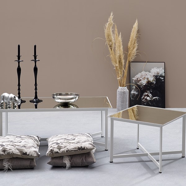 25 | Switch White Mirror Lounge Table