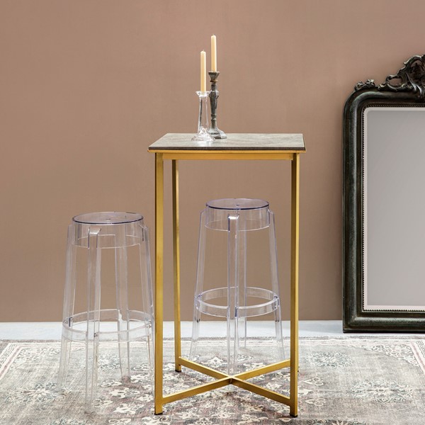 11 | Switch Gold Concrete Bar Table