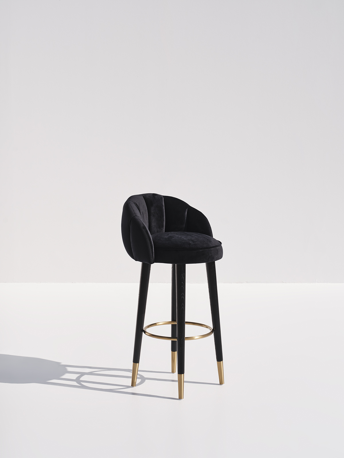 Myla Caviar Black Barchair