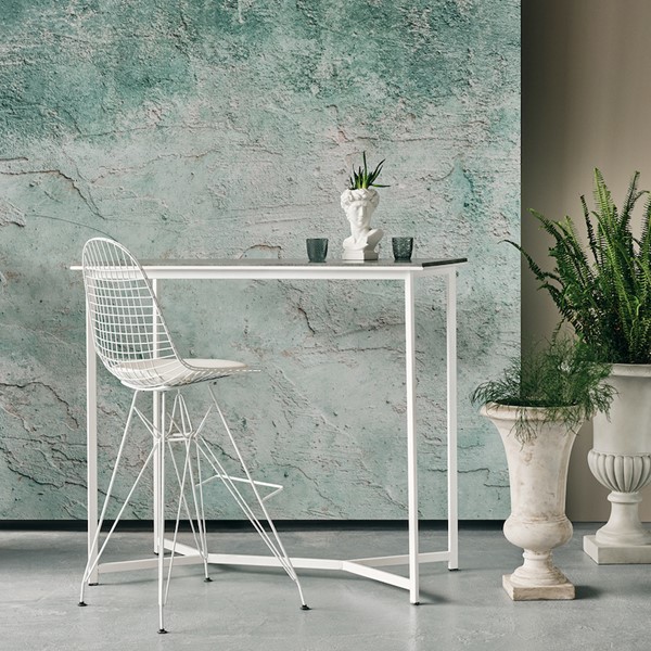 Switch White Concrete High Console