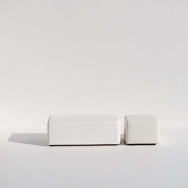 18 | Cobra White Ottoman