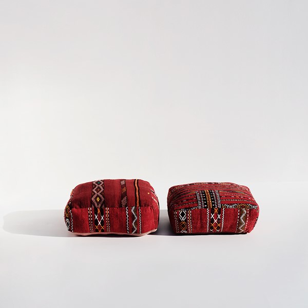 30 | Tunis Red Ottoman