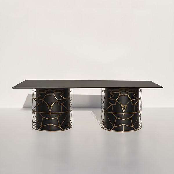 Gaudi Rectangular Black Dining