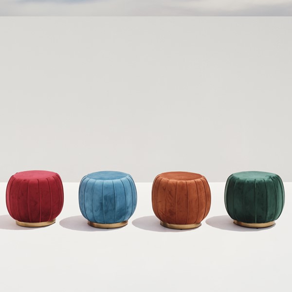 Pumpkin Ottoman