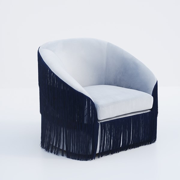 Chaplin Armchair Baby Blue