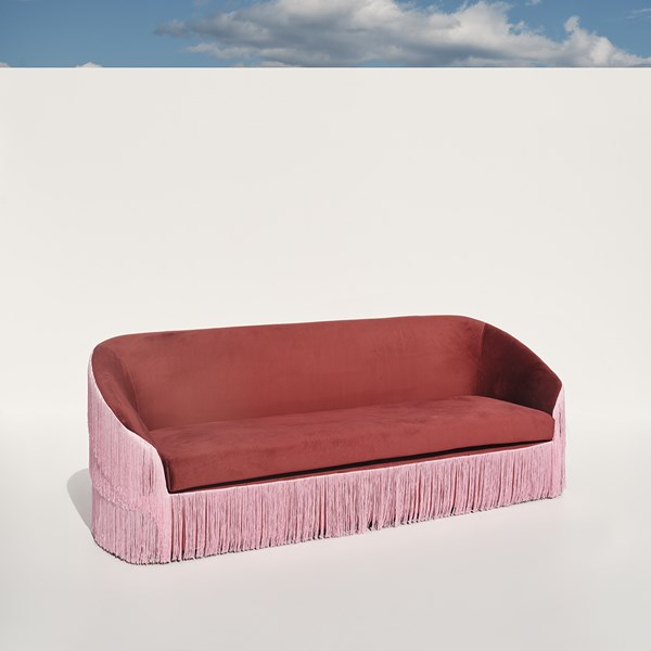 Chaplin Burgundy Sofa