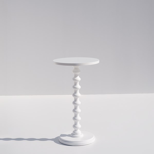 Speira White Wooden High Table