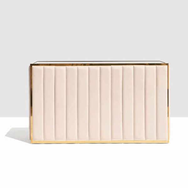7 | Mirage Metallic Gold Bar in Champagne Velvet