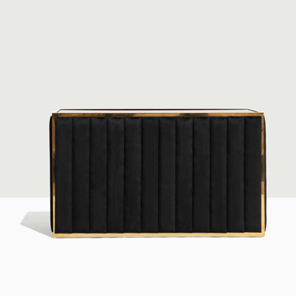 3 | Mirage Metallic Gold Bar in Black Velvet