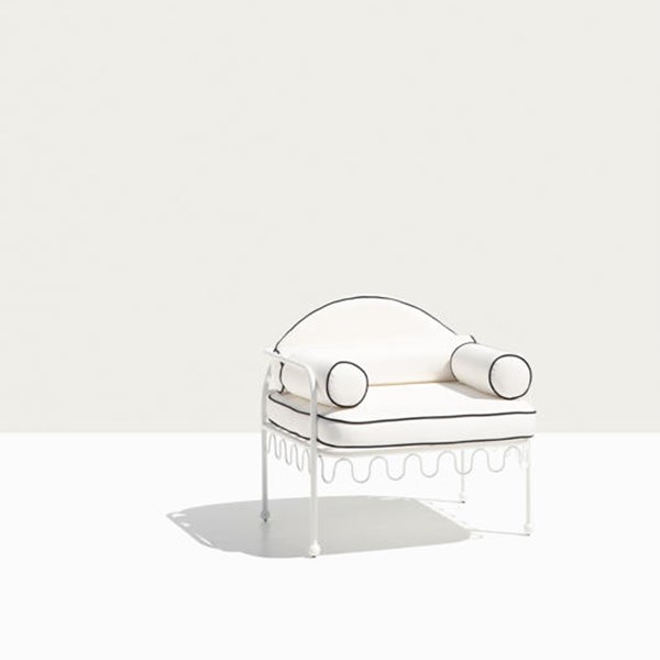 Amalfi White Armchair