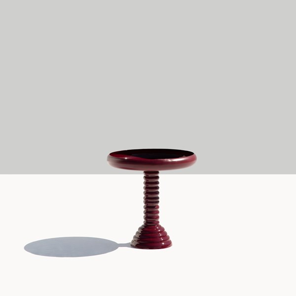 Grumpy Burgundy Side Table