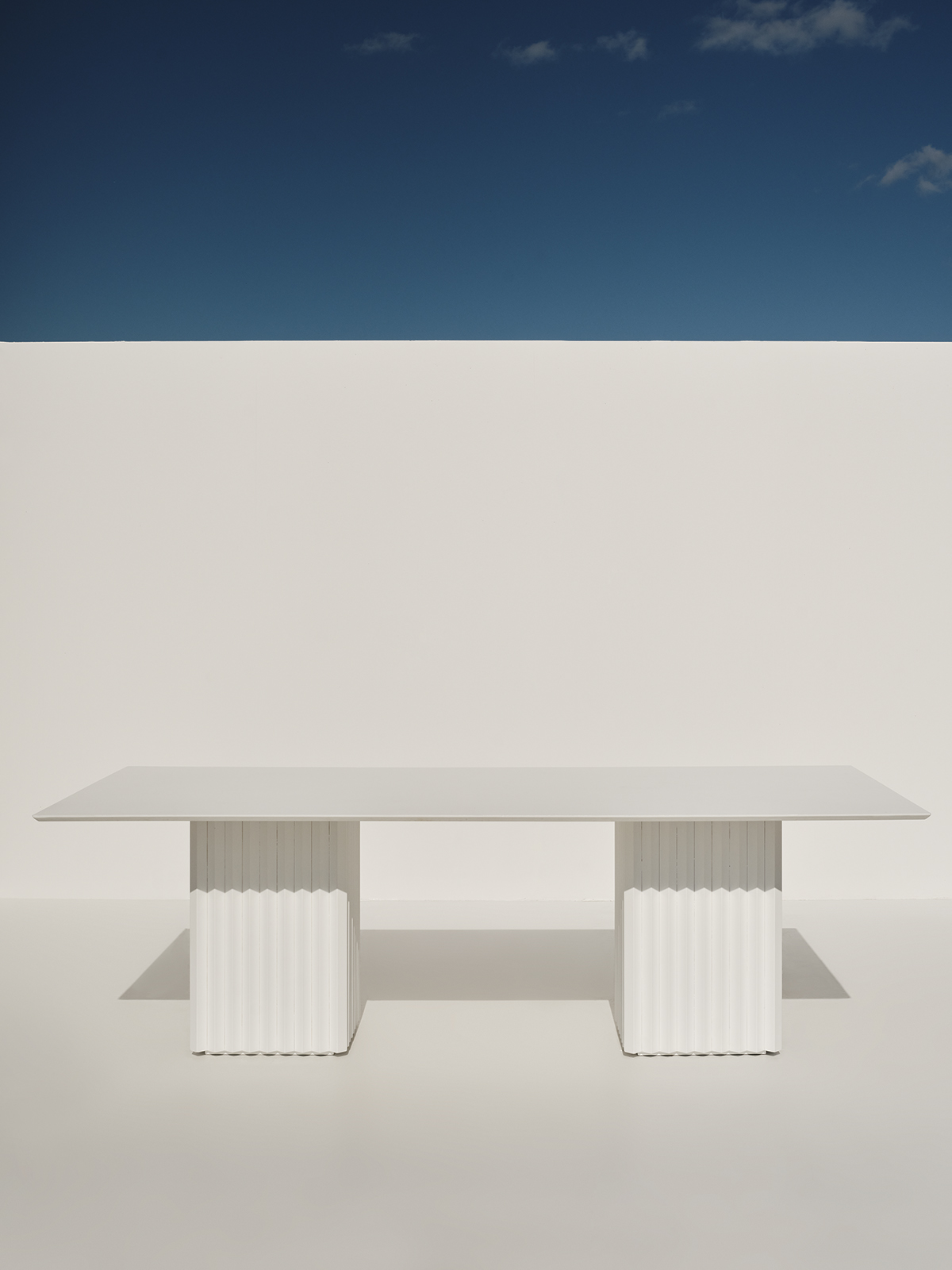 Hive White Rectangular Table