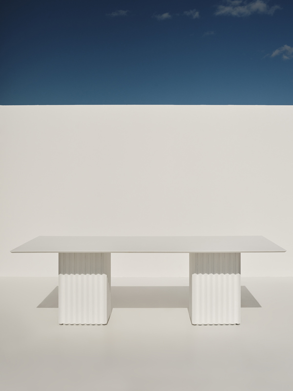 Hive White Rectangular Table