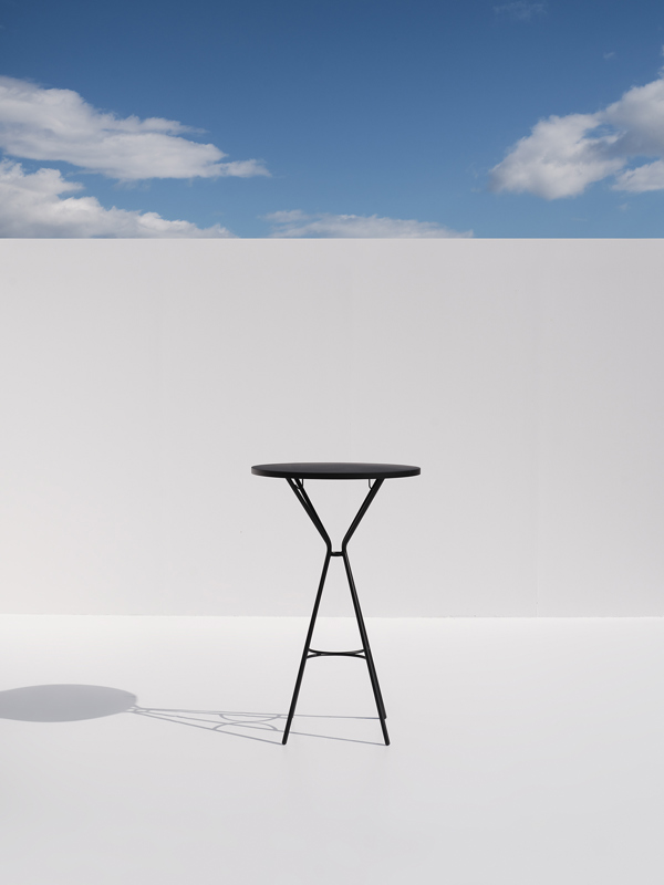 Positano Black Fer Forge High Table