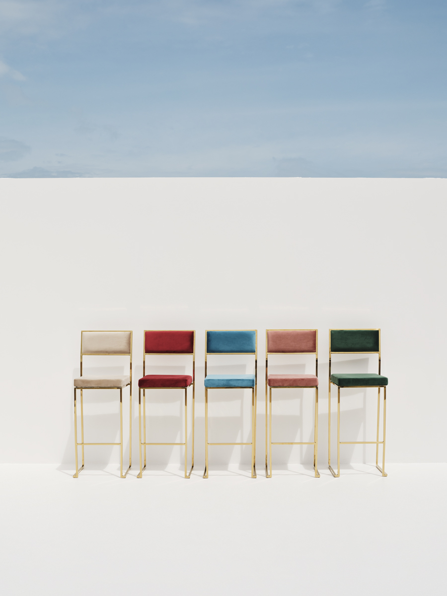 Rizz Gold Barchair – Multicolor Options