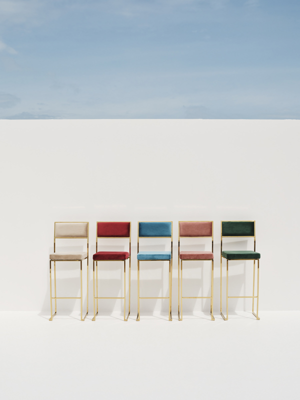 Rizz Gold Barchair – Multicolor Options