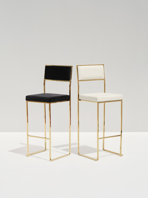 Rizz Gold Barchair