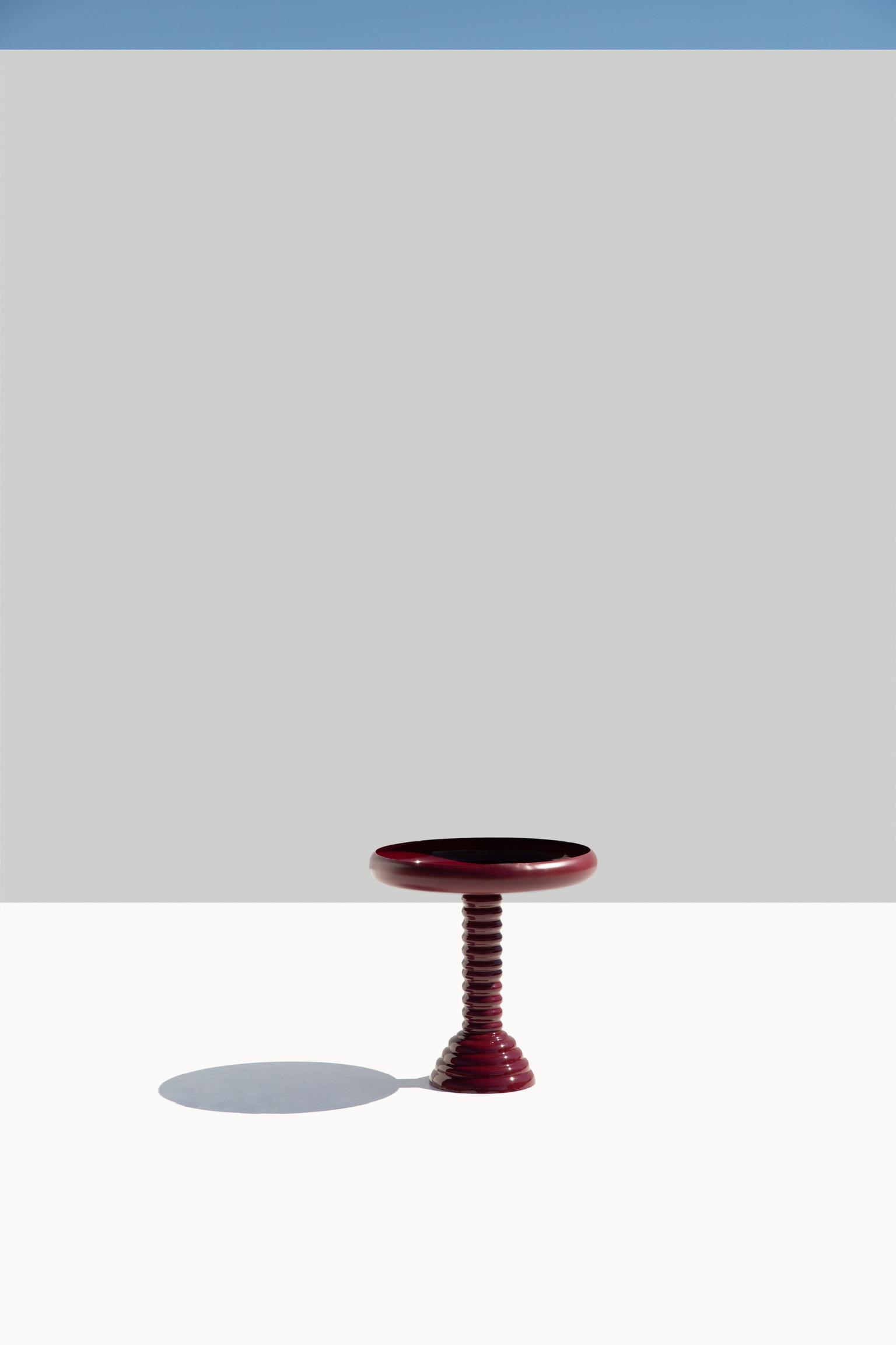 Grumpy Burgundy Side Table