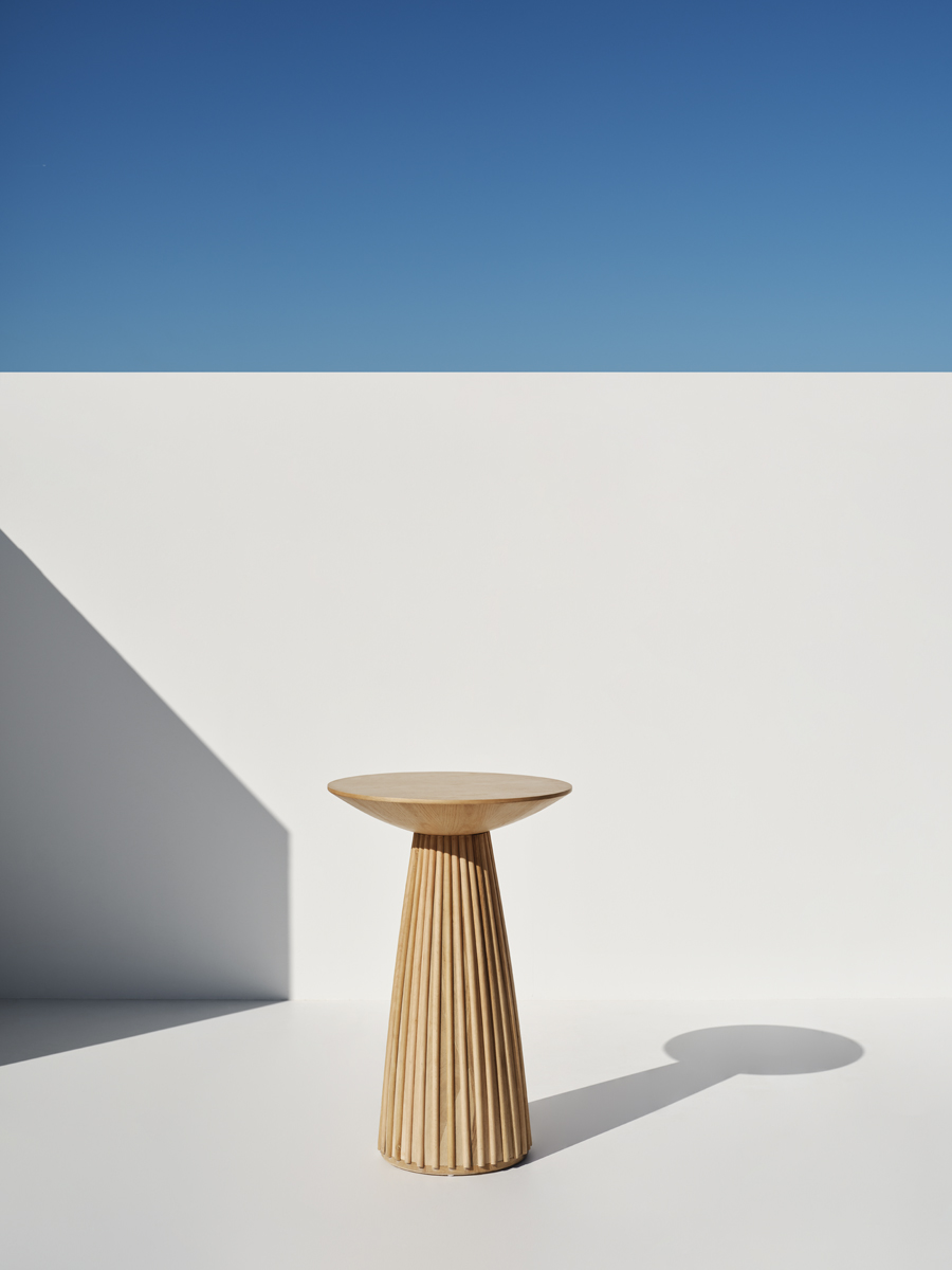 Hiro Natural Wooden Bar Table
