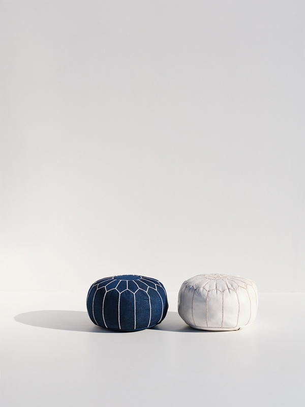 Jakaria Leather White & Blue