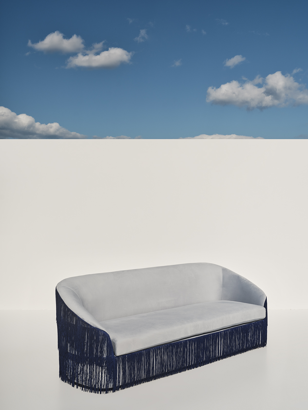 Chaplin Baby Blue Sofa