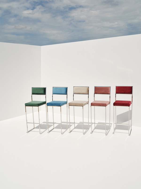 Rizz Silver Barchair – Multicolor Options