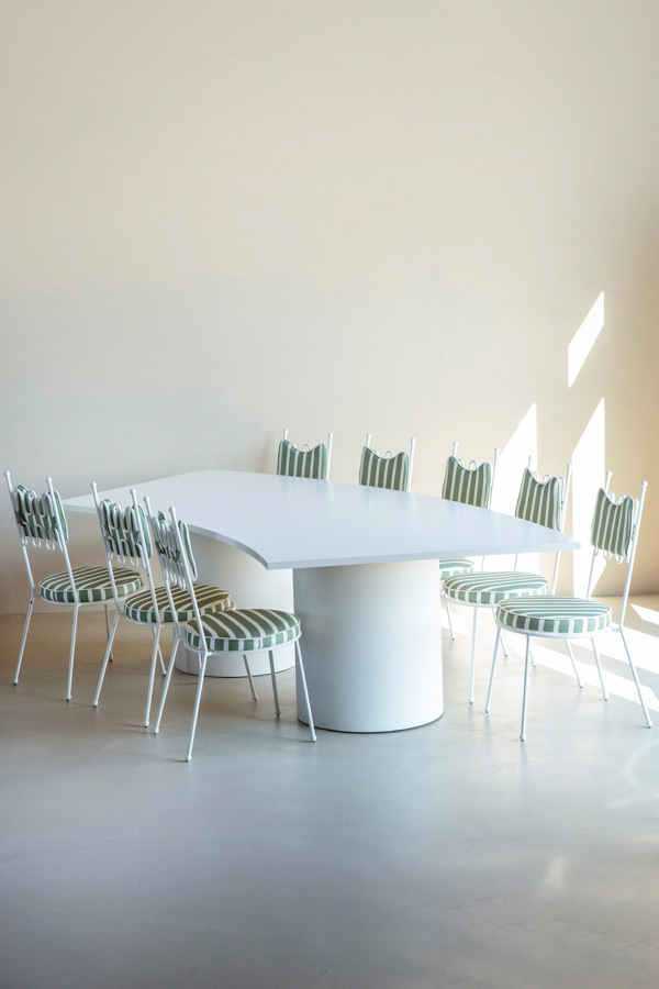 Octo White Dining Table – Choice of Legs - Base